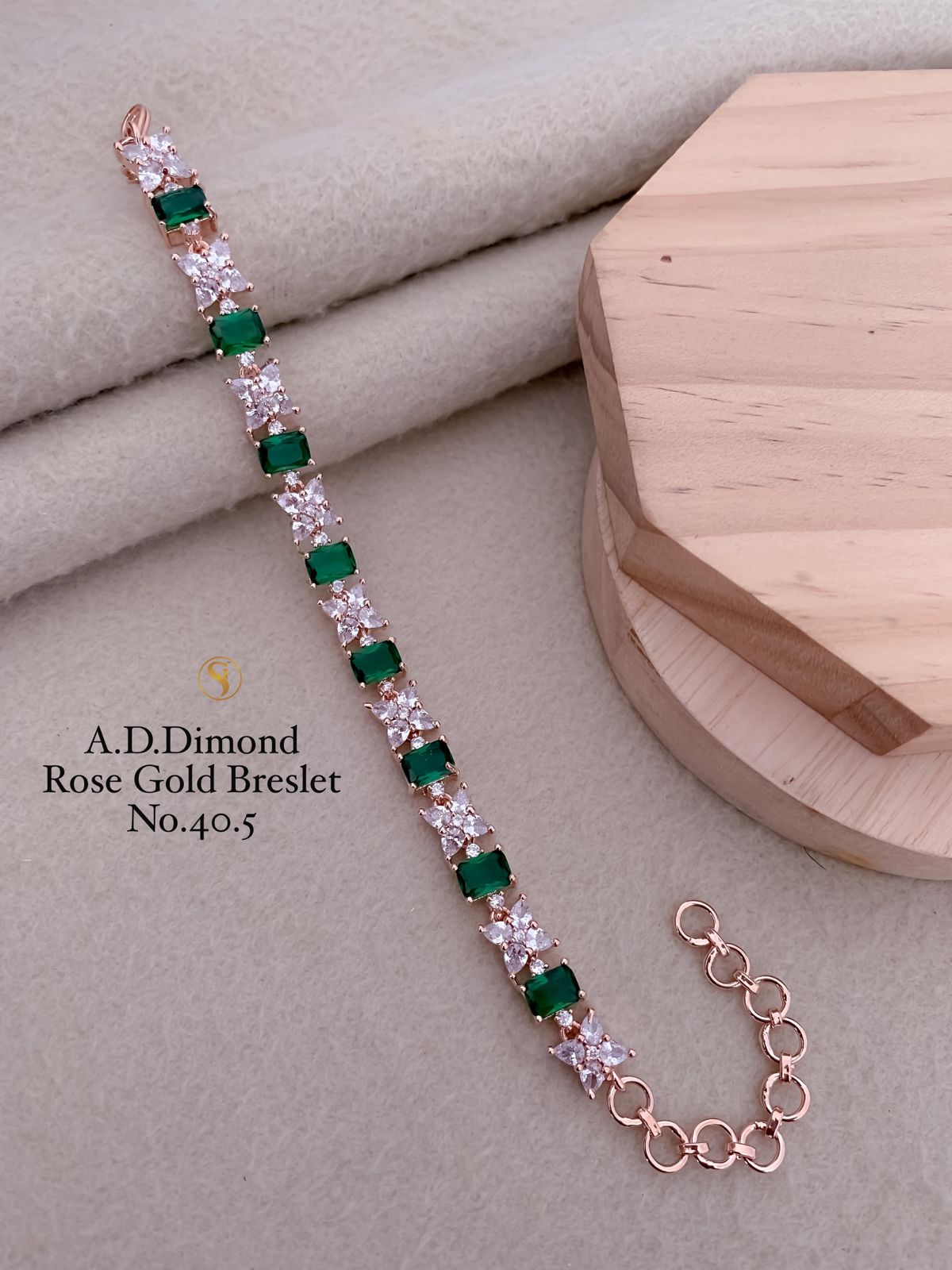 Silver AD Diamond Fancy Bracelets 2 Wholesale Online
